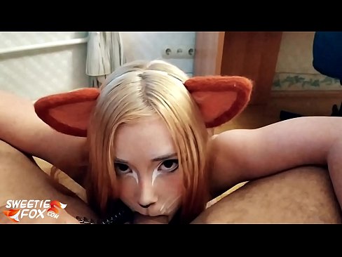 ❤️ Kitsune आफ्नो मुखमा डिक र कम निल्यो ❤❌ गुदा अश्लील  ❌
